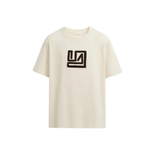 ZARA Белая Мужская T-рубашка