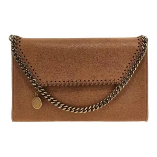 Stella McCartney Falabella Полиэстер Сумка через плечо Мини Женская Коричневая