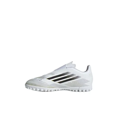 Adidas F50 CLUB Детская футбольная обувь с низким верхом, белого цвета, Kids