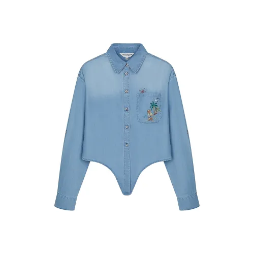 Teenie Weenie Светло-синие Женские Рубашки