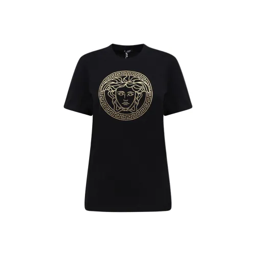 VERSACE Черные Женские Т-рубашки