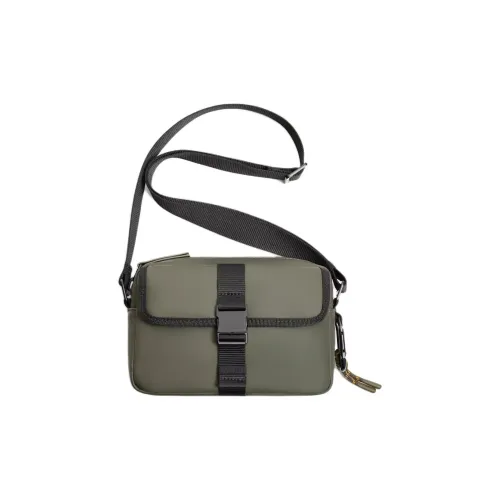 ZARA Crossbody Bag Khaki Green Men's