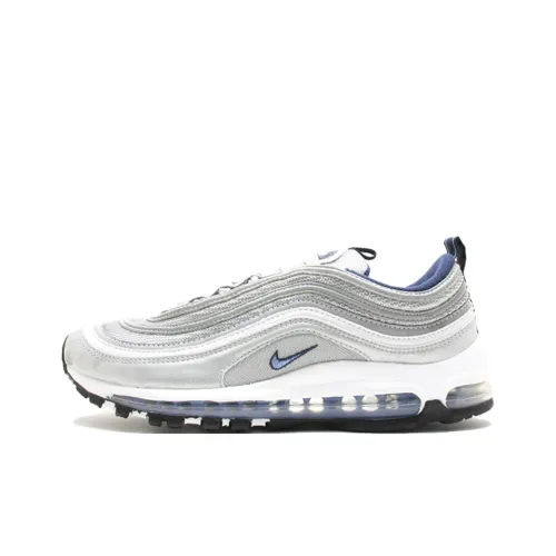 Nike Air Max 97 Low Топ Повседневная обувь Женская Серебряный Белый