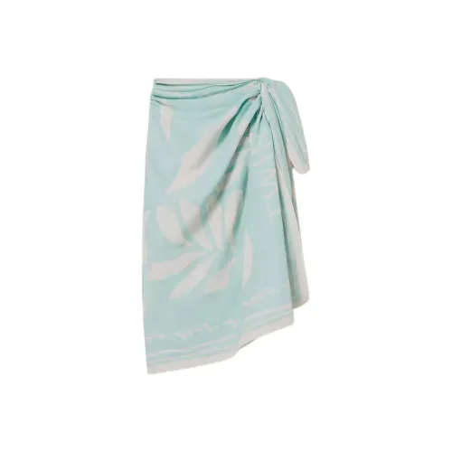 Юбка TWINSET Milano SS25 Wrap Женская Зеленая