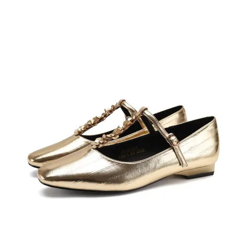 FOXER Грубый каблук Мэри Джейн Женские туфли