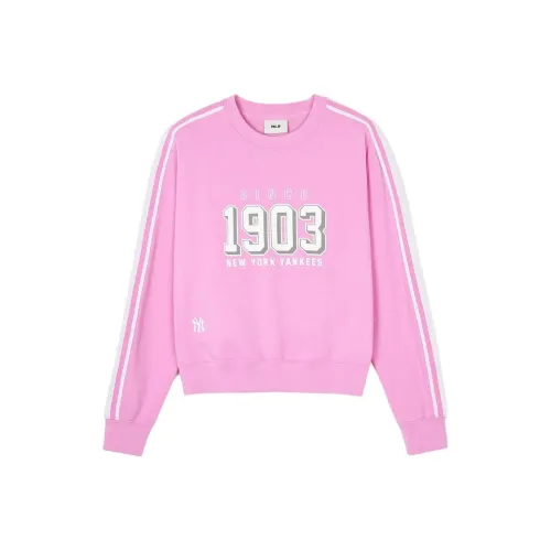 MLB SS24 New York Yankees Свитшот Женский Розовый