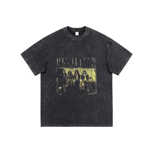 CHEER ZONE Промытый черный Унисекс Футболка