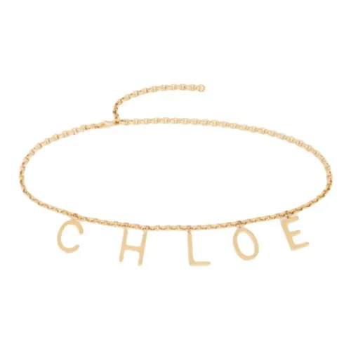 Chloe Латунь Цепи для талии Унисекс Золото