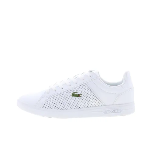 LACOSTE Slip Resistant Shock Absorbers с устойчивостью к истиранию Низкие кроссовки для скейтбординга Мужские Белые