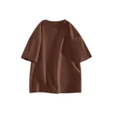 [Dense 100% cotton] Кофе (Логотип на груди, выполненный в технике freehand)