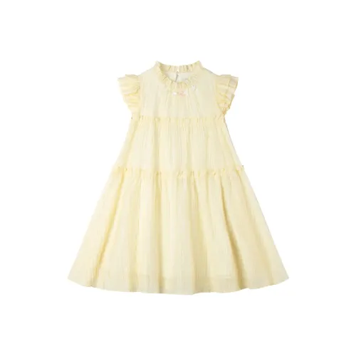 MUCMUKN Платье Желтое для детей 3-7 лет