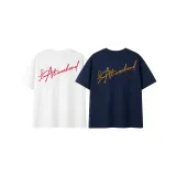 2 шт (Белый (Красный текст) + Темно-синий (Желтый текст))