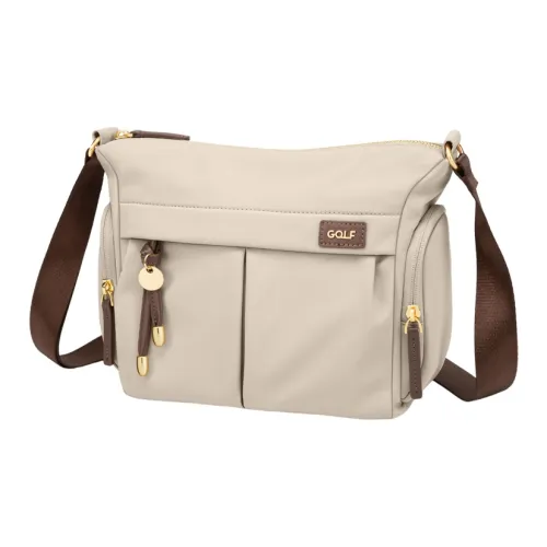 GOLF Ткань Синтетическая кожа Сумка через плечо Стандартная Женская Абрикос