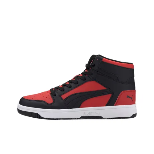 PUMA Rebound Layup MID Топ Баскетбольные кроссовки Мужской Красный