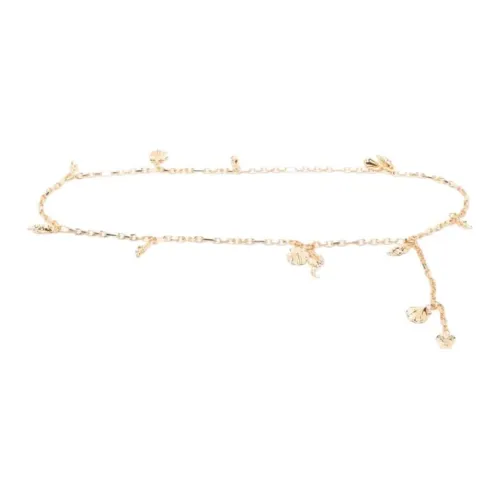 VERSACE Металлические цепи для талии Женские Золото 0,4CM
