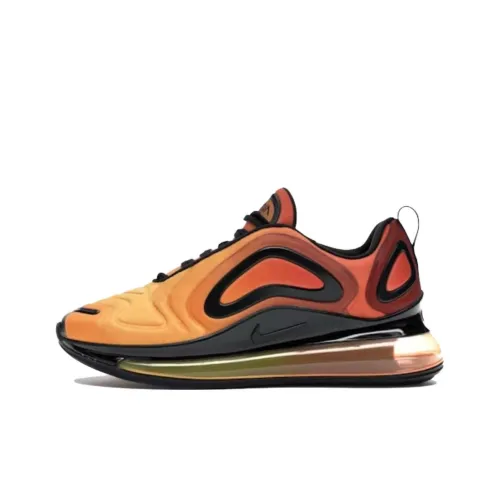 Nike Air Max 720 Low Топ Марафон Беговые кроссовки Унисекс Красный Желтый