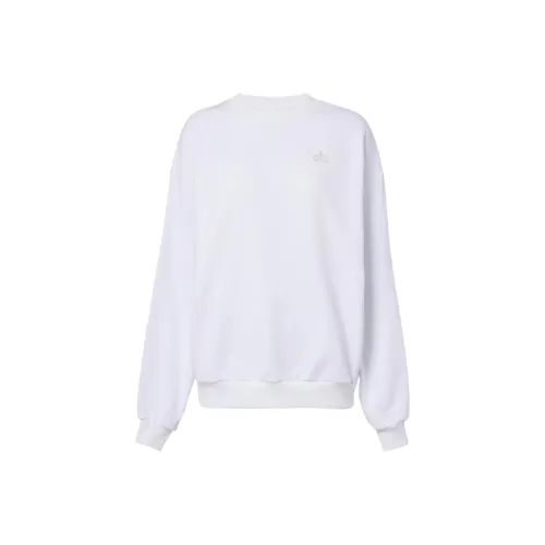 Alo Yoga Свитшот Унисекс Белый