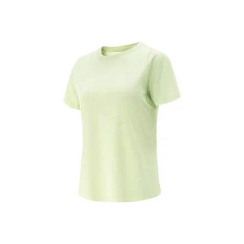 LINING RUNNING Collection T-Shirt Женская Эльф Зеленый Full С принтом