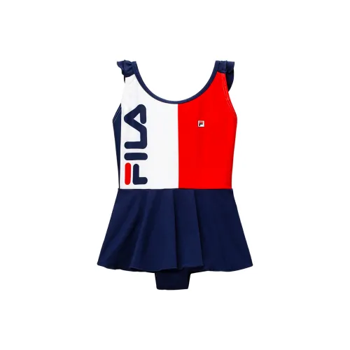 FILA KIDS Купальник Глубокий морской синий Огненно-красный для детей 3-7 лет