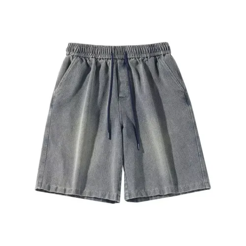 YOUSEKOO Синие Унисекс Джинсовые Шорты