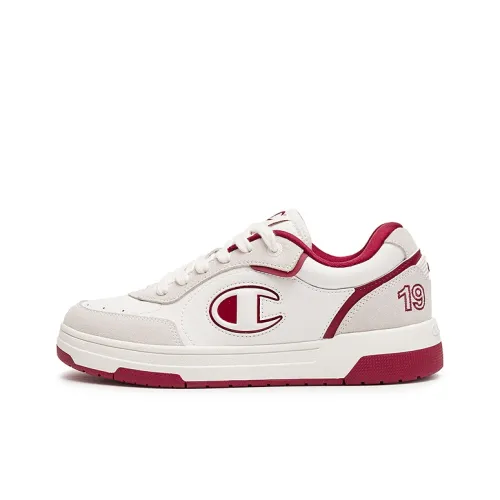 Champion Balance Low Top Скейтборд Кроссовки Унисекс Молочно-белый Пепельно-красный