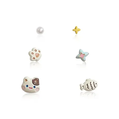 WINGSTOP Сплав Серьги-гвоздики Женские