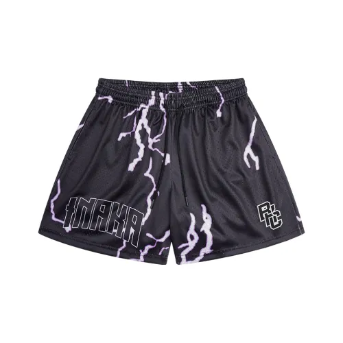 BKCXZICE Баскетбольные шорты Унисекс Черный Фиолетовый