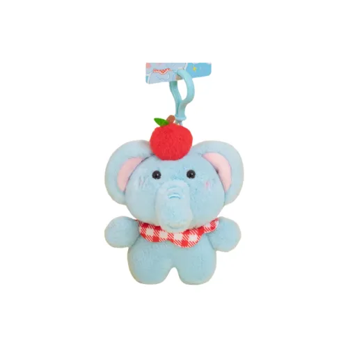 KUKADI Cute Apple Little Elephant Plush Pendant 17cm Рекомендуемая высота