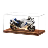 Судзуки Hayabusa [Белый] + Коричневая основа, кожаный чехол, защитное покрытие