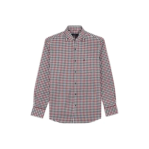 NAUTICA TAILORED Красная клетка Мужская рубашка