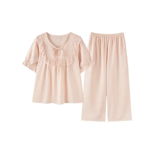 WOLFSFUL 1335 Цвет креветки Женские Пижамные комплекты