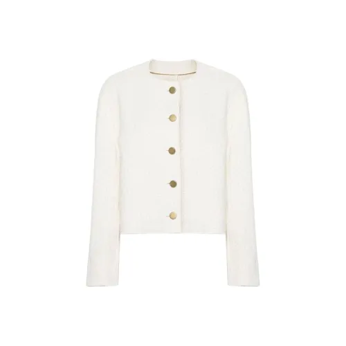 PHILOSOPHY DI LORENZO SERAFINI Куртки и пальто женские цвет слоновая кость