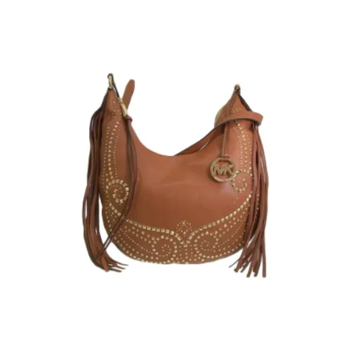 MICHAEL KORS Rhea Кожаная Сумка через плечо Сумка на плечо Женская Коричневая