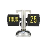 HQ-163-Календарь Нержавеющая сталь Черный и Желтый текст