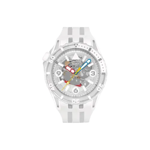 Swatch Quartz Механизм Мужские часы 44 мм Белый