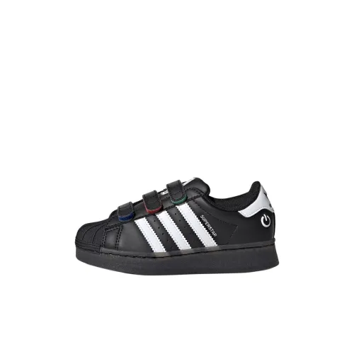 Adidas Originals SUPERSTAR Anti KICK Амортизация Низкий Топ KIDS Лайфстайл Обувь Черный