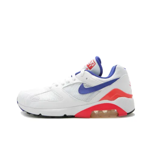 Nike Air Max 180 Abrasion Resistant Низкий Топ Повседневные Беговые кроссовки Мужские Белые