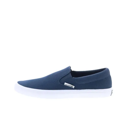 LACOSTE Slip-resistant Abrasion-resistant Low Top Skateboard Shoes Men's Marine Blue ЛАКСТОУ Слип-резистентный Абразион-резистентный Низкий Топ Скейтборд Кроссовки Мужские Морской Синий