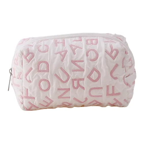 QEEDNS Ins Корейская мода Буква Холст Японский стиль Косметичка Fashion Minimalist Style