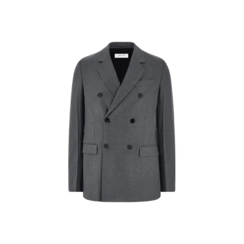 FERRAGAMO Бизнес-костюм мужской серый