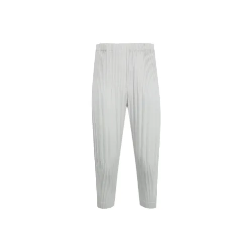 ISSEY MIYAKE Повседневные брюки Мужские Светло-серые