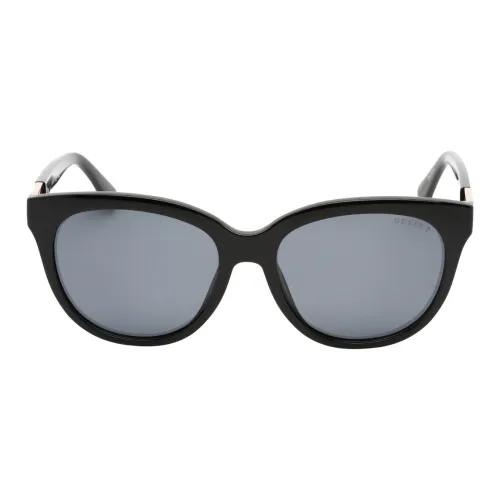 GUESS Пластик Инъекционный Литье Кошачий глаз Солнцезащитные очки Женские Черный