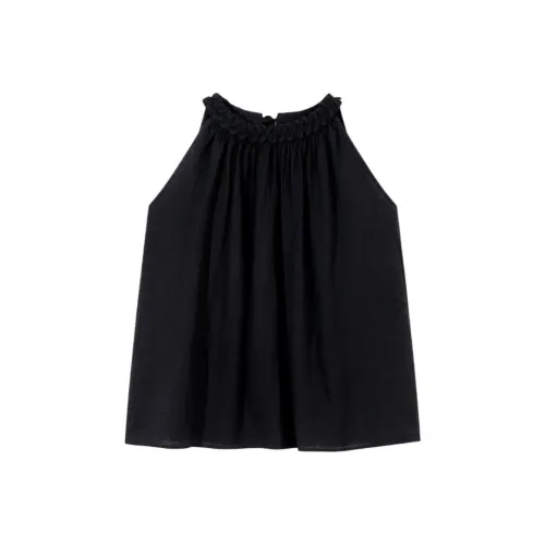 SLEEP AT 11 Черные Женские Майки