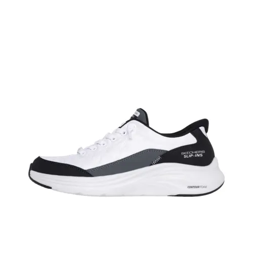 Skechers CONTOUR FOAM Cozy Форма Низкие Беговые Кроссовки Женские Белые Черные