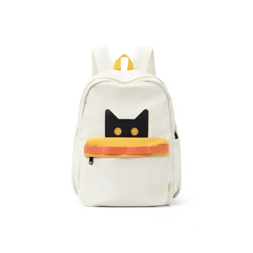 NOXXON Нейлон Рюкзак Женские Экрю Обсидиан Черный