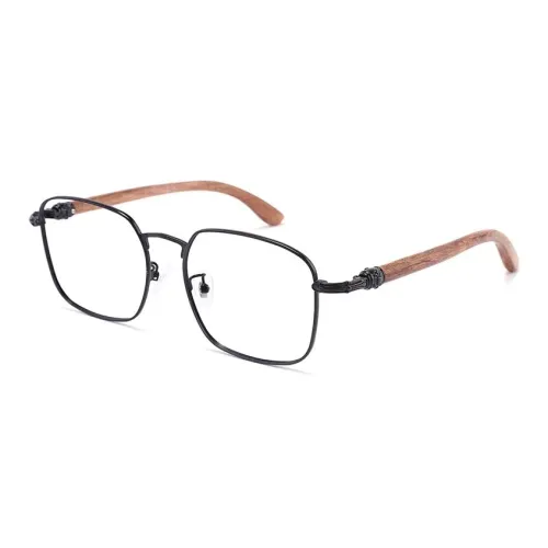 Sagawa Металл Древесина Квадратные Оправы для Очков Унисекс