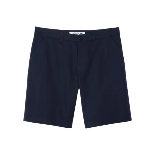 LACOSTE Повседневные шорты Мужские Темно-синие