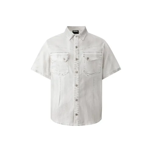 MRCYC Летняя рубашка унисекс белого цвета