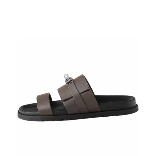 HERMES Jackson Шлепанцы Мужские Умбра