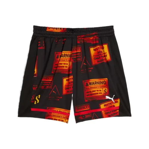 PUMA CautionScoot Henderson Collaboration Collection Баскетбольные шорты Мужские Черные